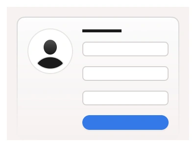 Account template in Figma