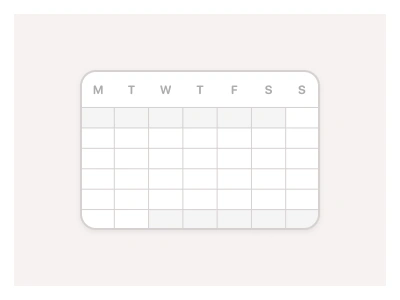 Calendar Sheet component in Figma