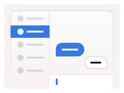 Chats template in Figma