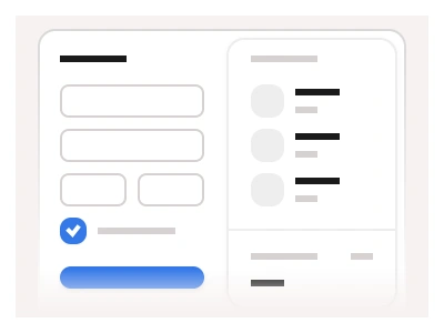 Checkout template in Figma