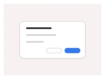 Dialog component in Figma