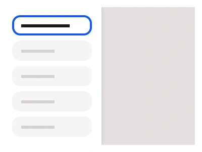 Drawer component in Figma
