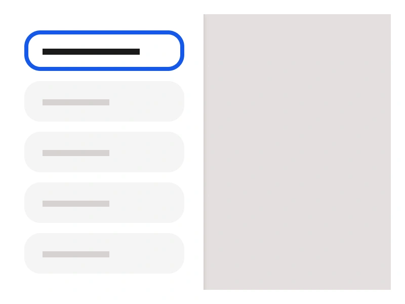 Drawer component in Figma