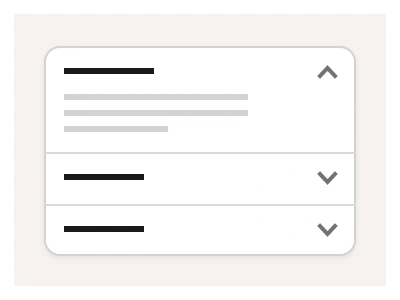 FAQ template in Figma