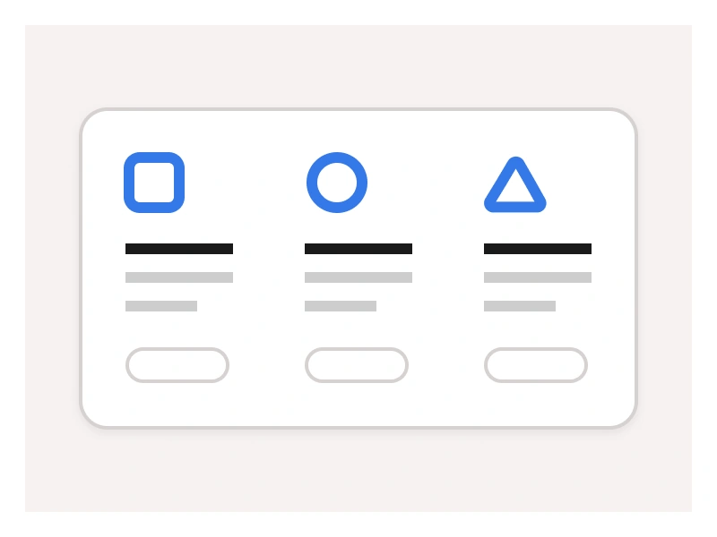 Features template in Figma