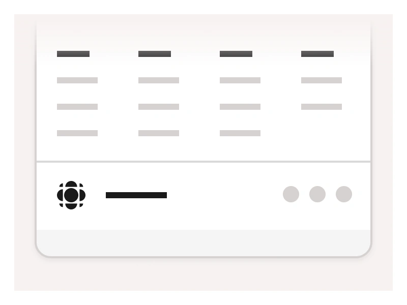 Footer template in Figma