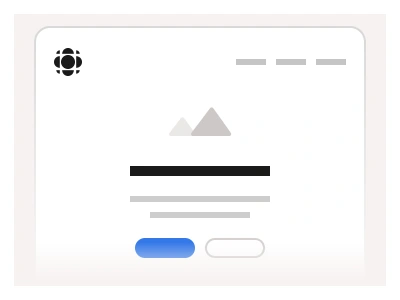 Hero template in Figma