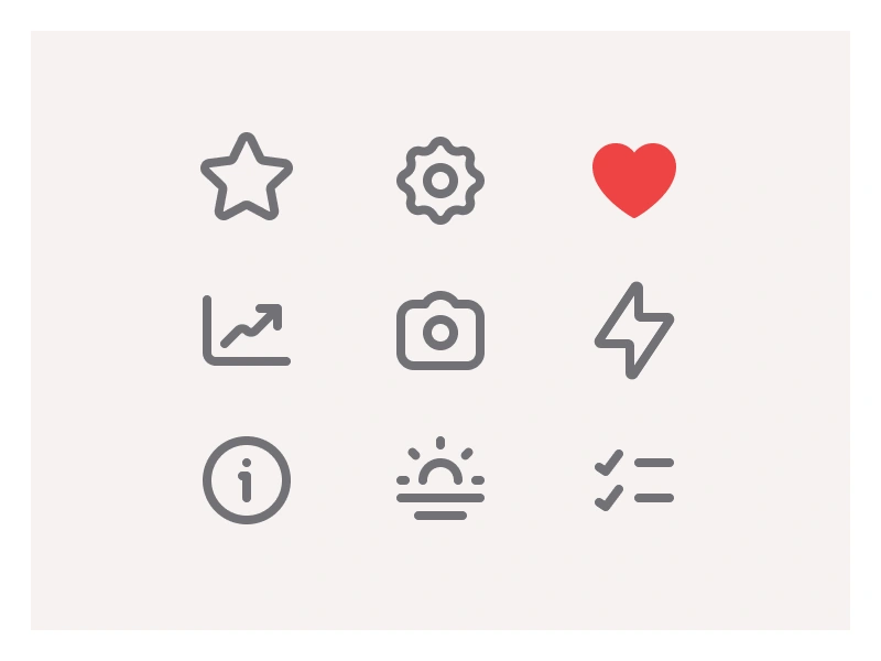 Icons component in Figma