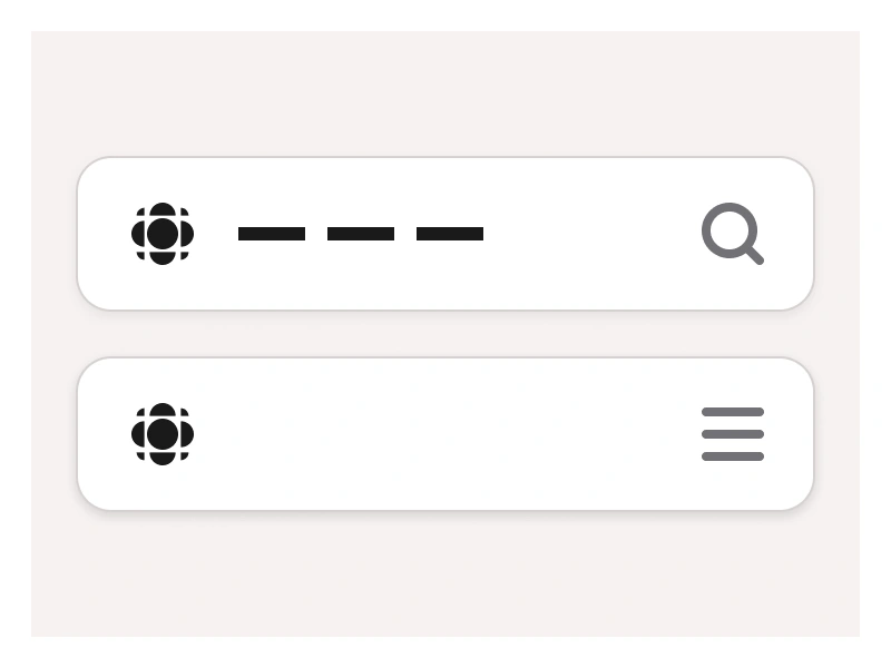 Navigation template in Figma