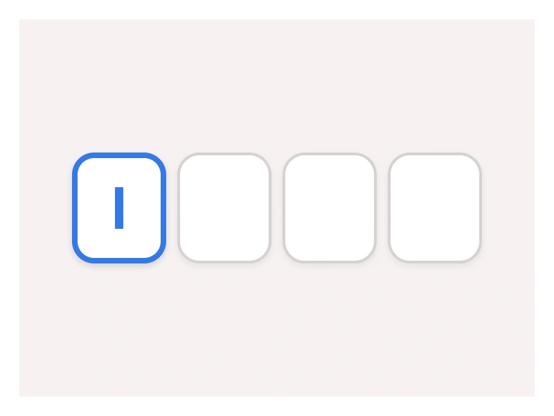 OTP component in Figma