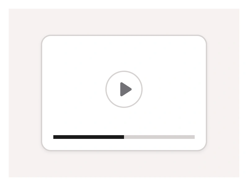 Player component in Figma