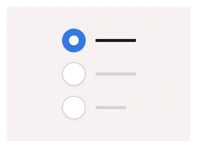 Radio Group component in Figma
