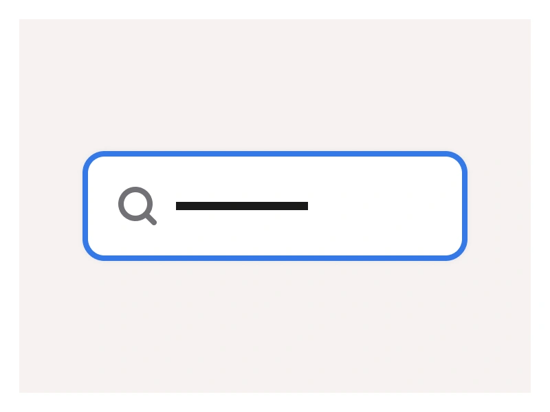 Search component in Figma