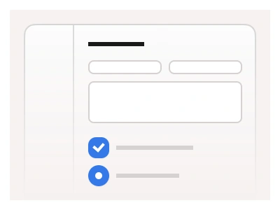 Settings template in Figma