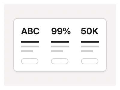 Stats template in Figma