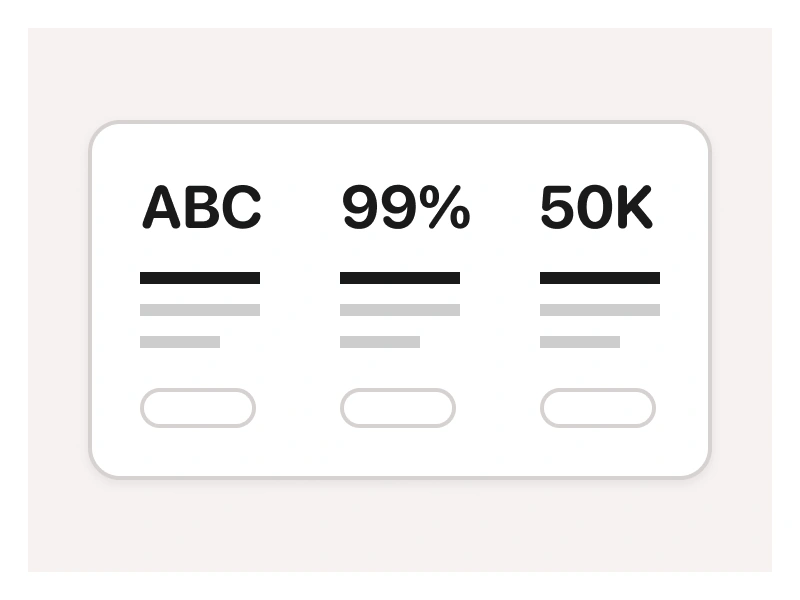 Stats template in Figma