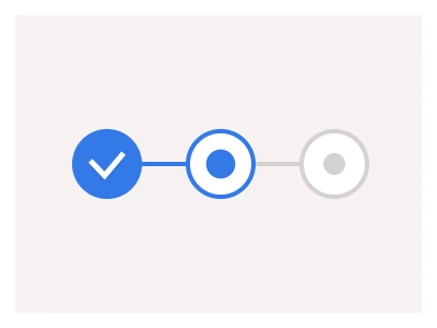 Stepper component in Figma