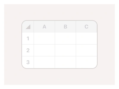 Table component in Figma