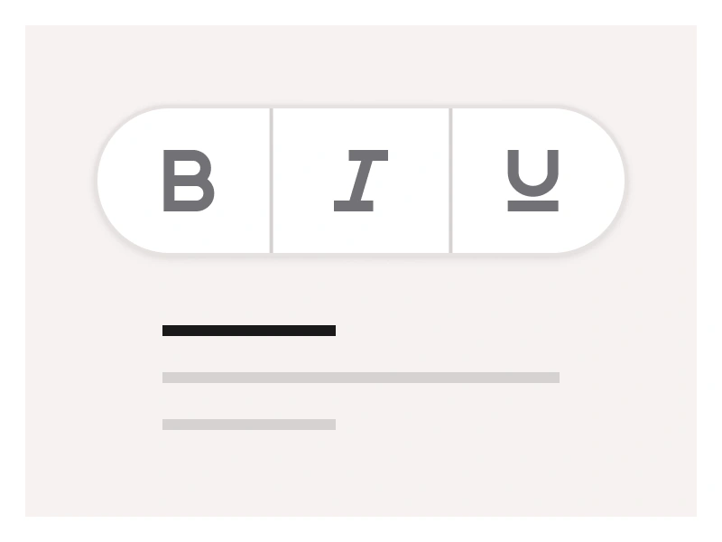 WYSIWYG component in Figma