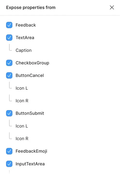 Figma nested component properties