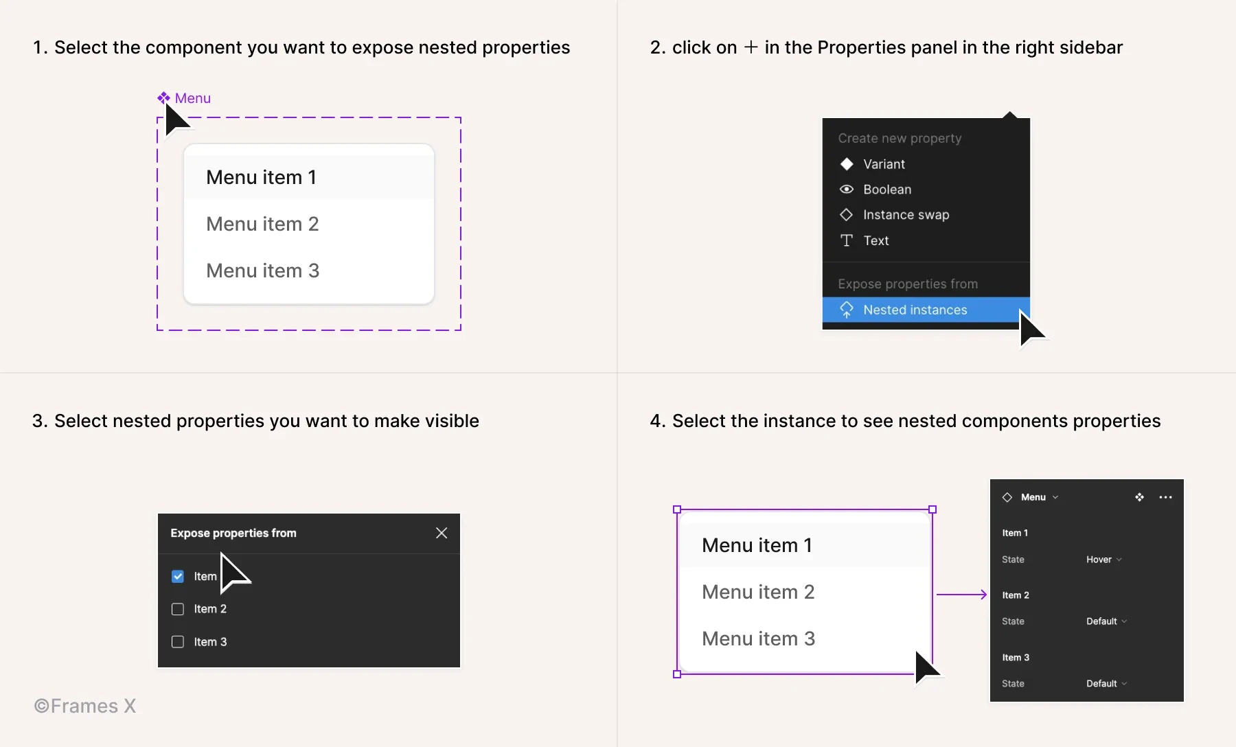 How to Show Nested Components in Figma