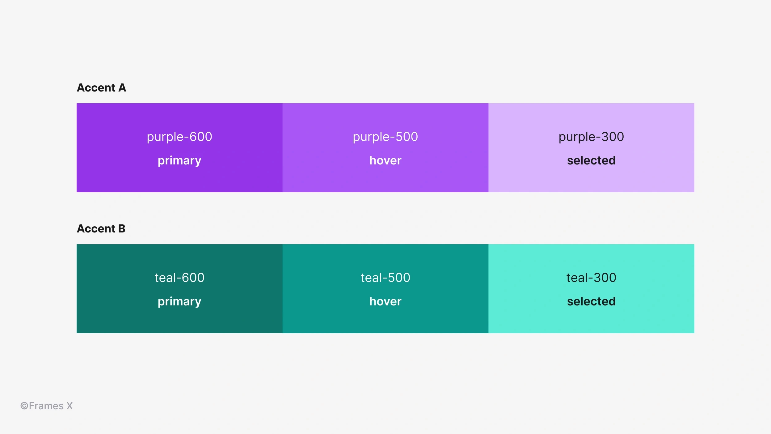 Accent UI Color Palette