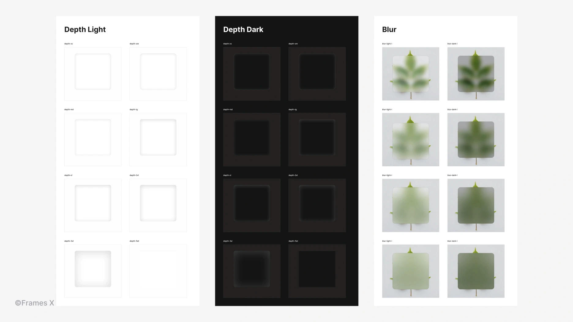 Shadow and Blur Effects for Figma | Frames X UI Kit