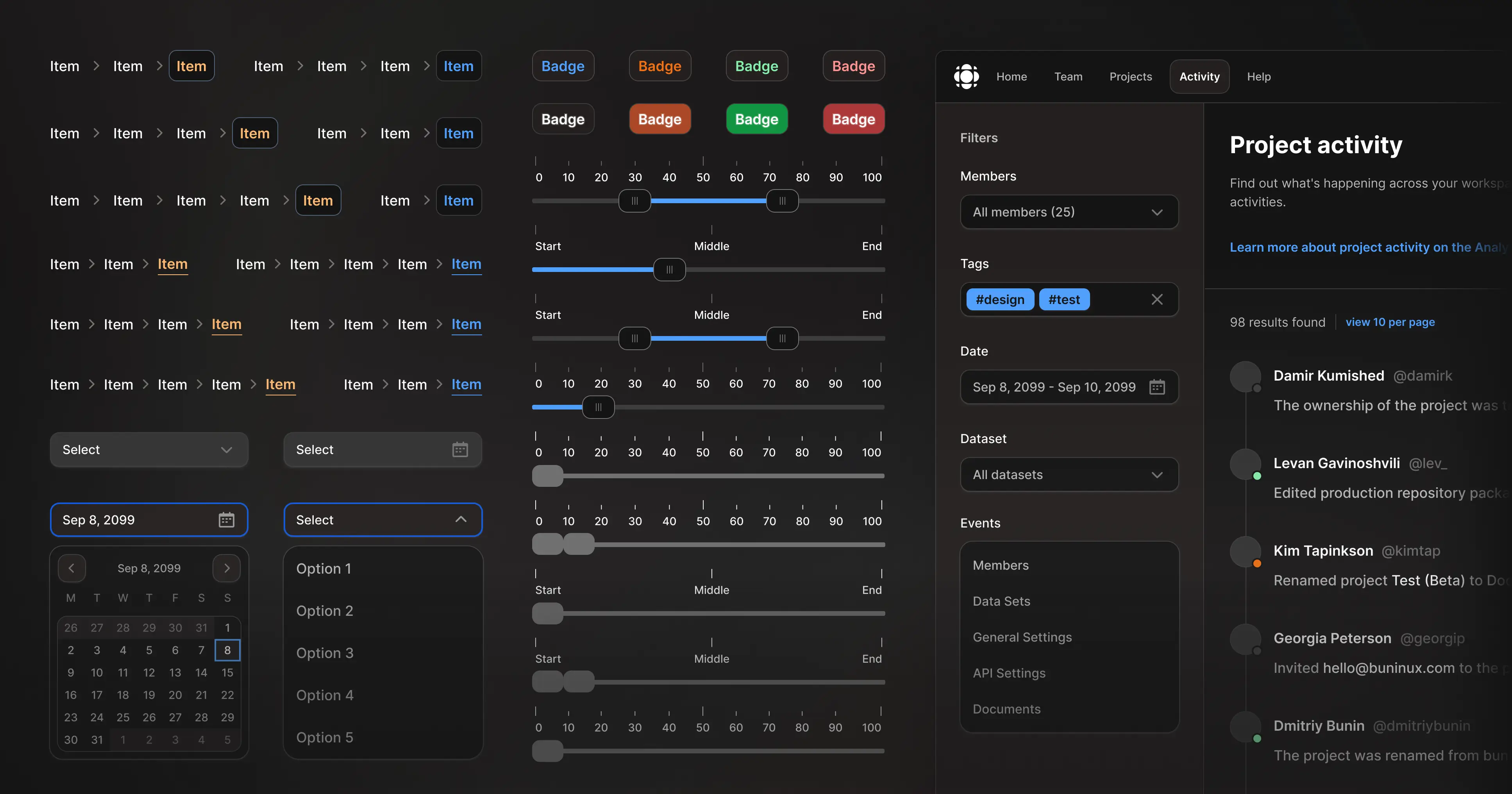 Figma UI Kit and Design System